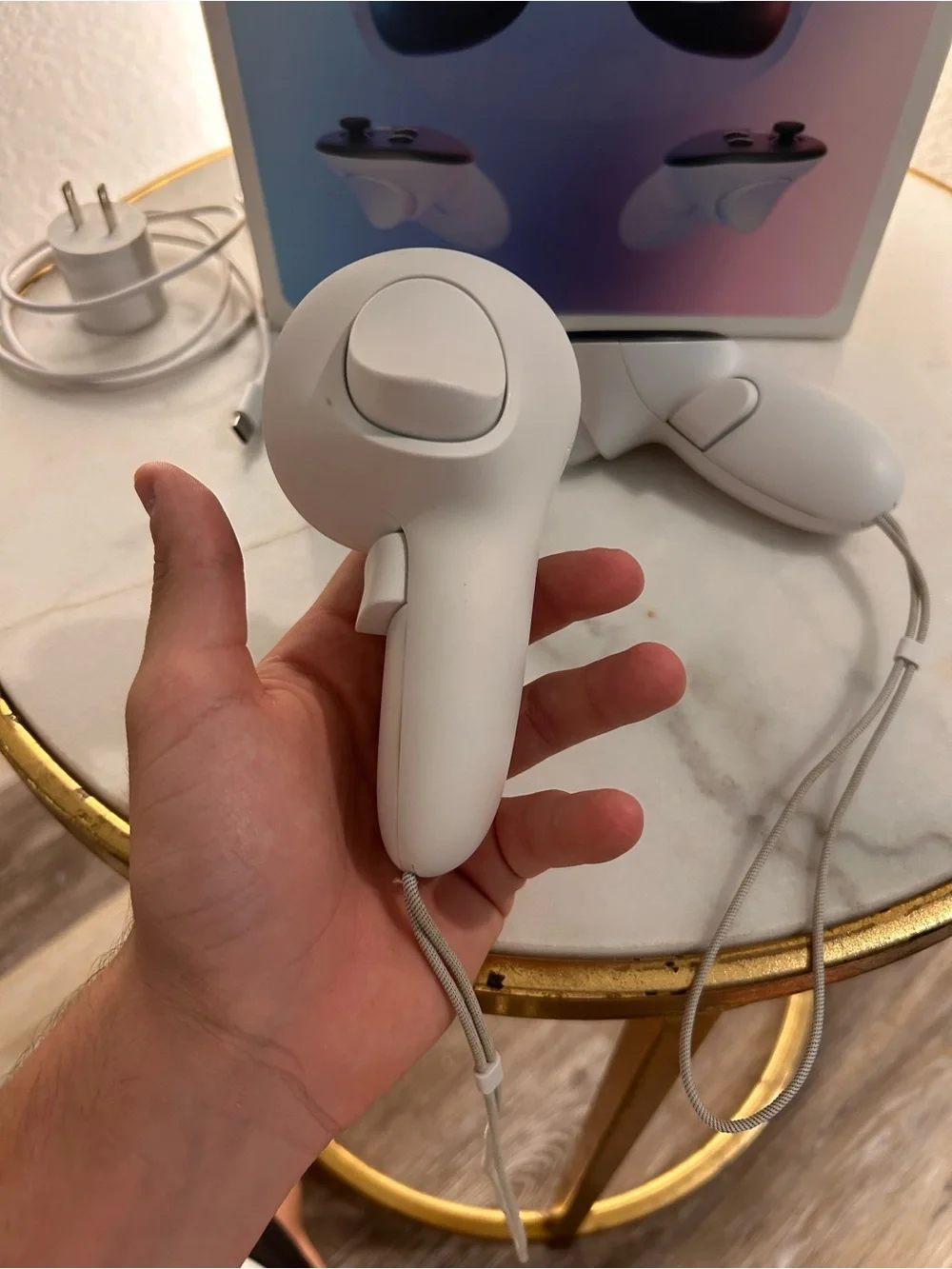 Meta Quest 3s VR Headset with White Controllers